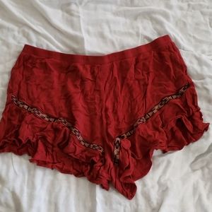 Brunt Orange Cloth Shorts
